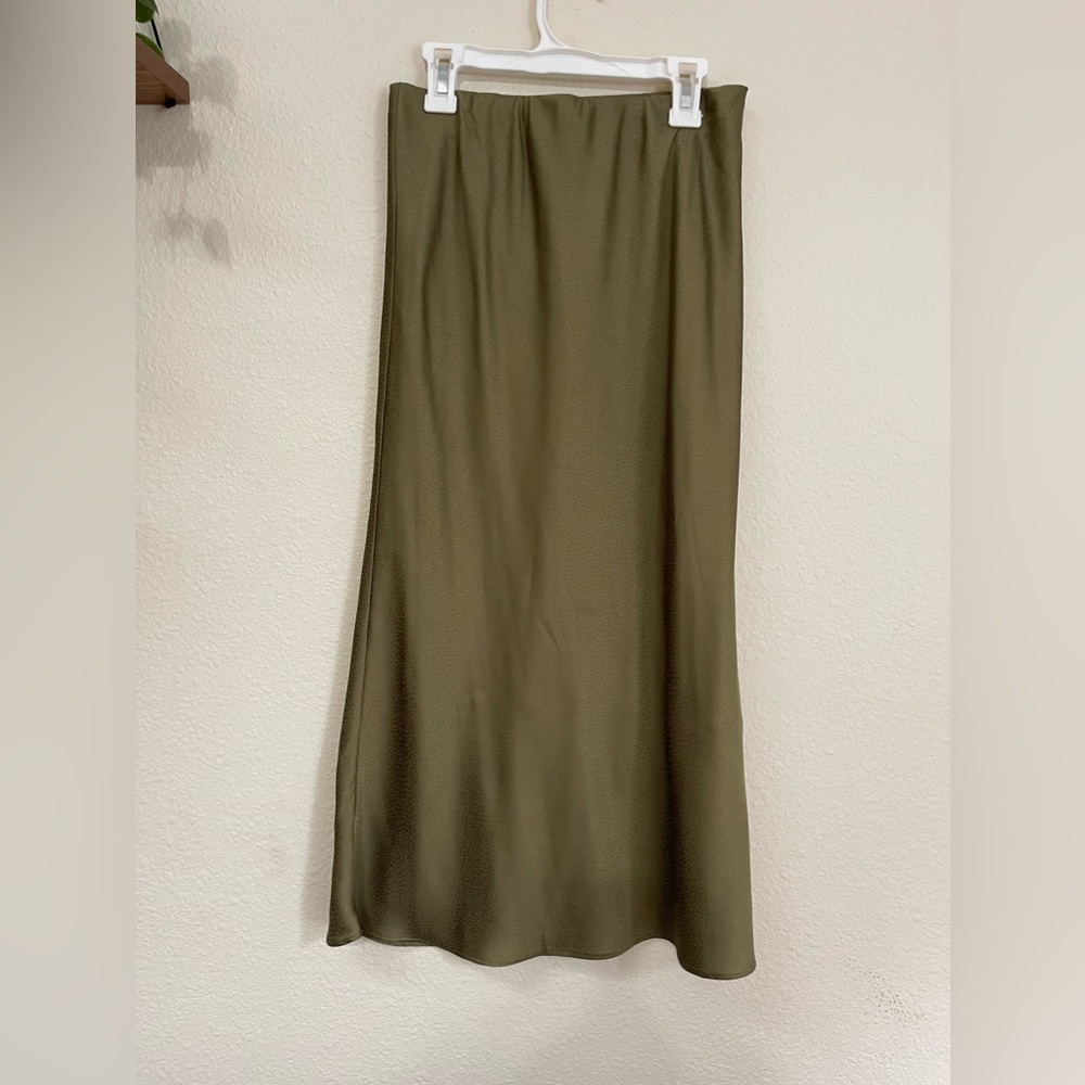 Lush satin midi